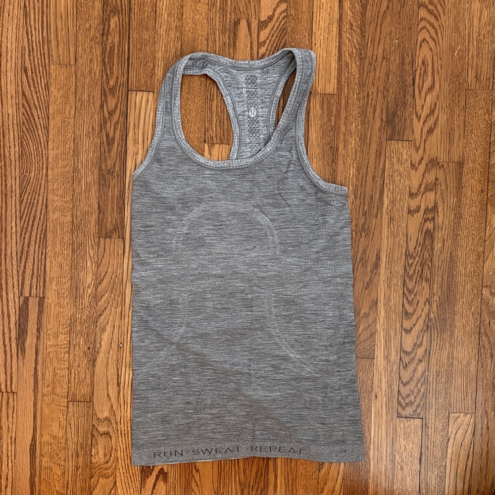 lululemon athletica Gray Tank Top